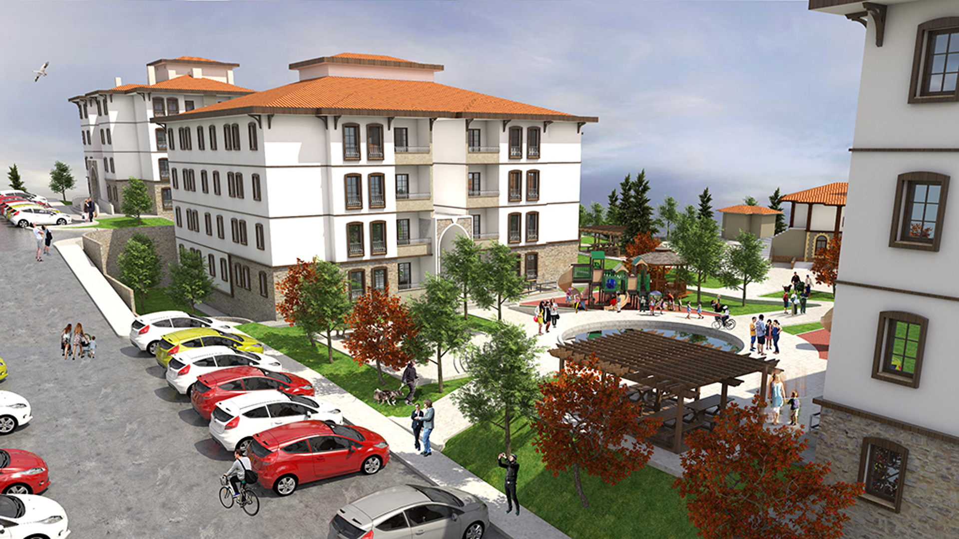 NİĞDE İLİ BOR İLÇESİ BAHÇELİ BELEDİYESİ CUMHURİYET MAHALLESİ 314 ADA 70 NOLU PARSELDE 157 ADET KONUT- 3KD + T4A 3 DÜKKAN